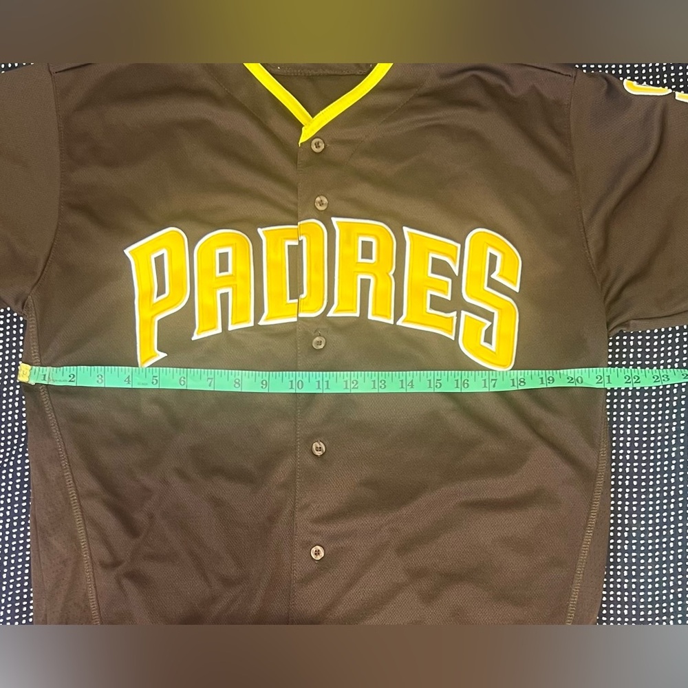Manny Machado San Diego Padres 50th Anniversary Majestic Baseball Jersey - Picture 6 of 10